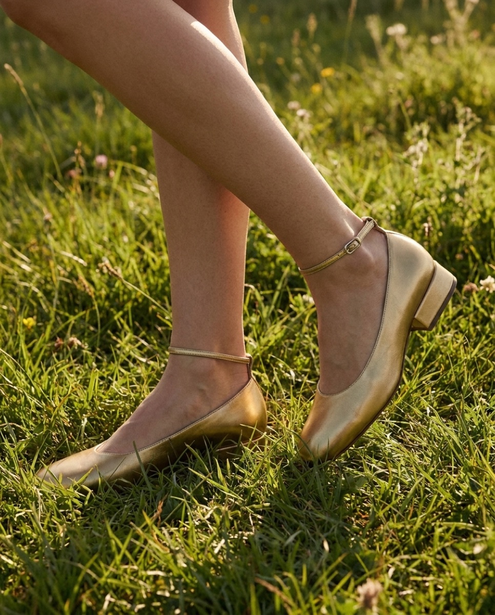 On grass